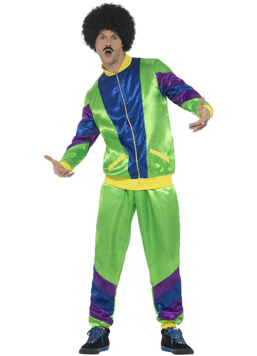 80's Green Shell Suit Costume Adult