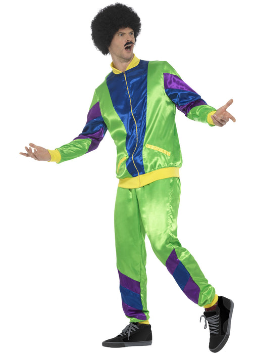 80's Green Shell Suit Costume Adult