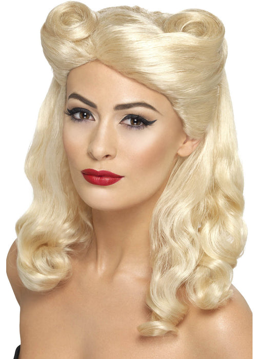 1940's Blonde Pin Up Wig