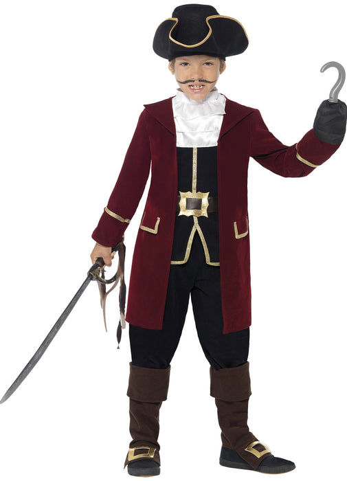 Deluxe Pirate Captain Costume Child