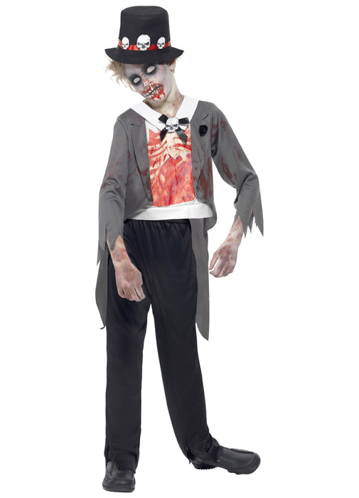 Zombie Groom Costume Child