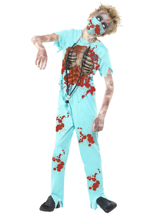 Zombie Surgeon Costume Child