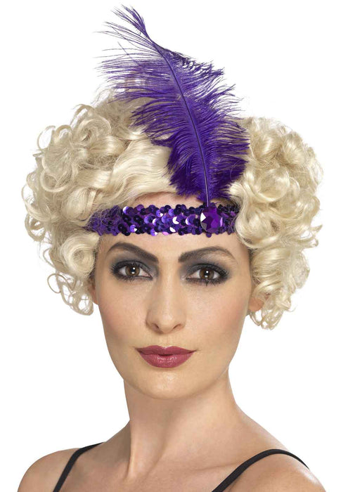 Purple Flapper Headband