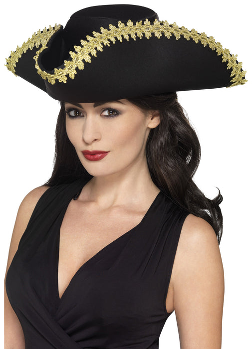 Black Pirate Hat