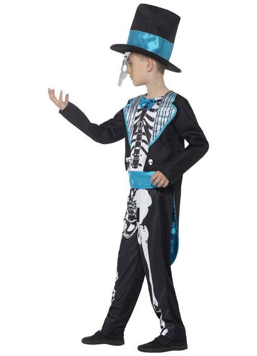 Day Of The Dead Groom Costume Child