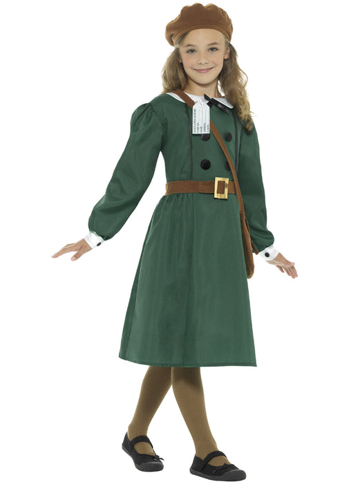 WW2 Evacuee Girl Costume Child