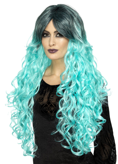 Gothic Glamour Teal Wig