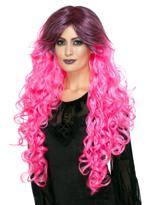 Gothic Glamour Pink Wig