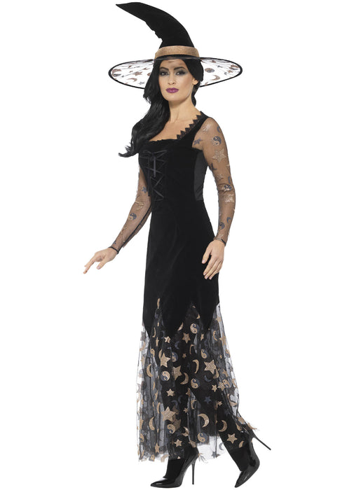 Deluxe Moon & Stars Witch Costume