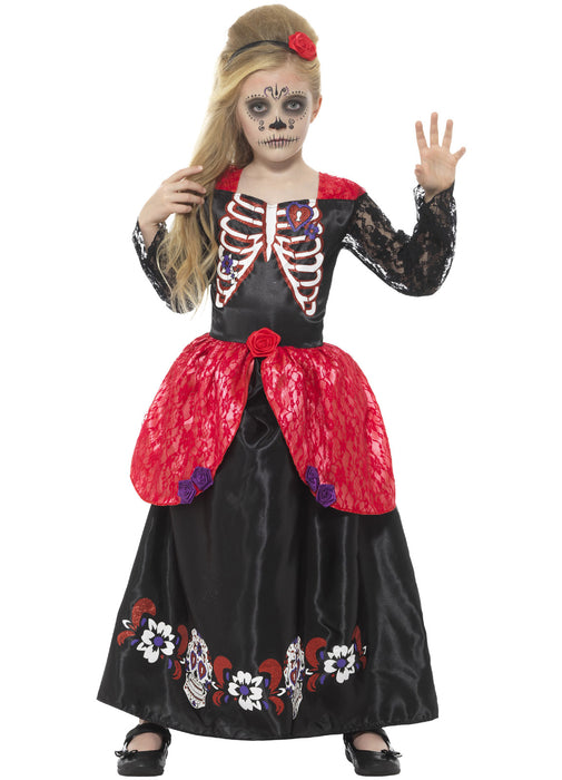 Deluxe Day Of The Dead Costume Child
