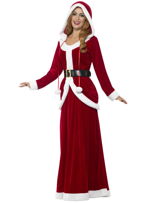 Deluxe Hooded Ms Claus Adult