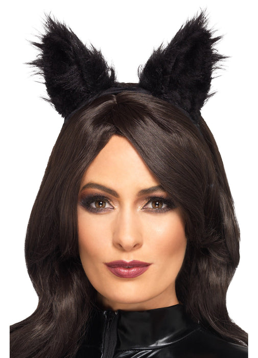 Long Pile Fur Cat Ears