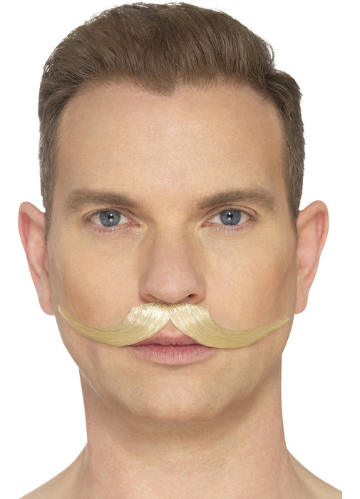 Hand Knotted Blonde Moustache
