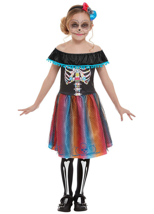 Day of the Dead Girl Costume Child