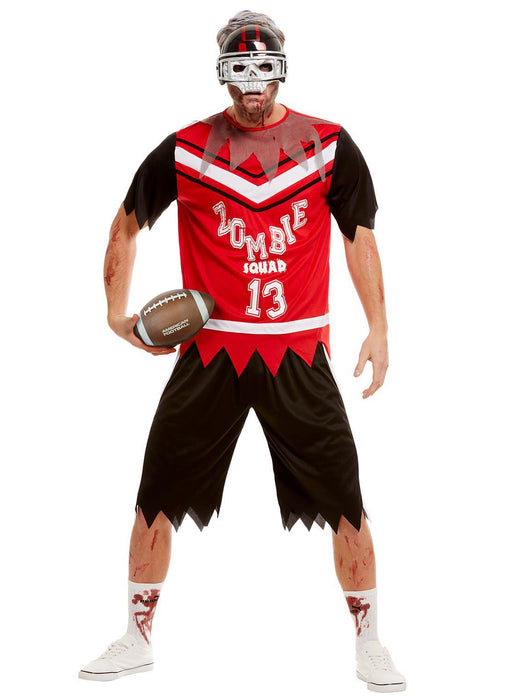 Zombie Football Player Costume Adult