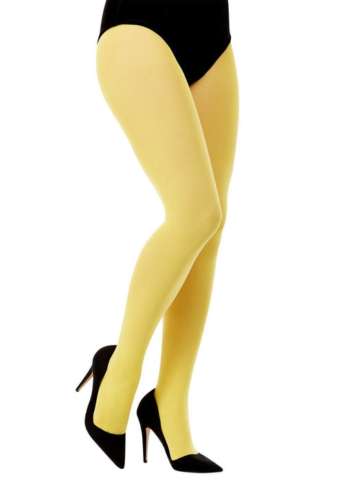 Yellow Opaque Tights