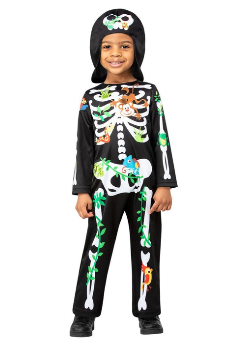 Jungle Skeleton Costume Child