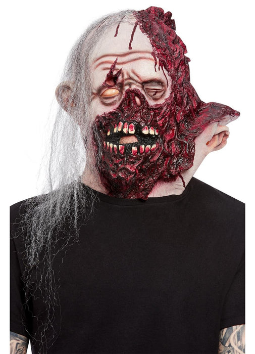 Deluxe Burnt Face Full Latex Mask