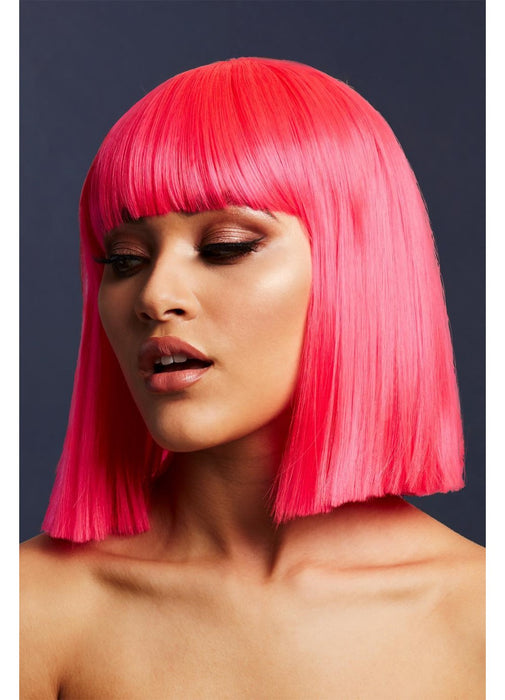 Fever Lola Neon Pink Wig