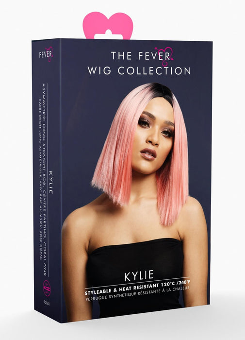 Fever Kylie Coral Pink Wig