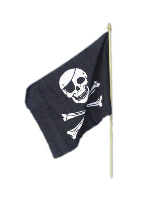 Pirate's Flag On Stick