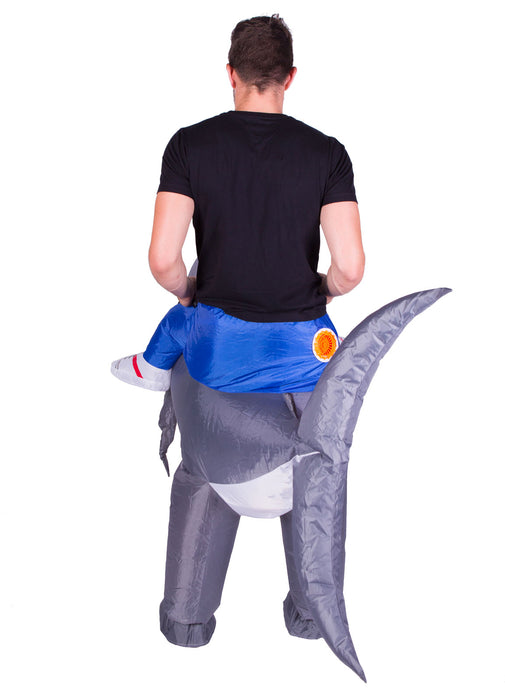 Inflatable Ride On Shark Costume Adult