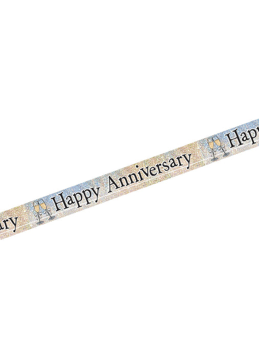 Happy Anniversary Foil Banner