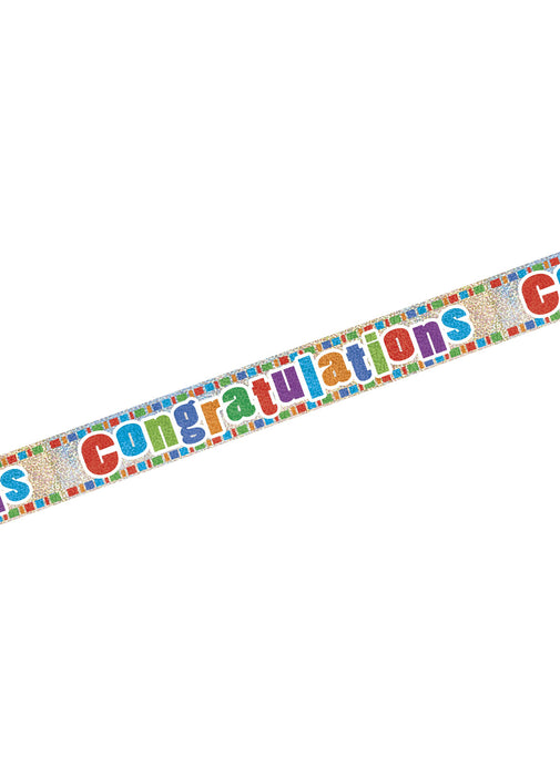 Congratulations Foil Banner