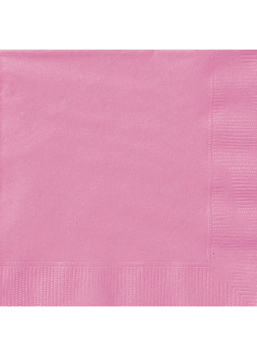 Hot Pink Party Paper Napkins 20pk