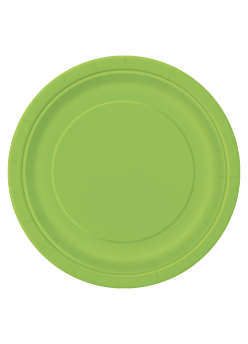 Lime Green Party Plates 16pk