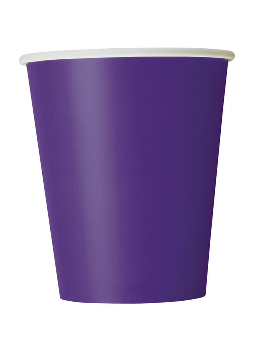 Purple Party Paper Cups 14pk