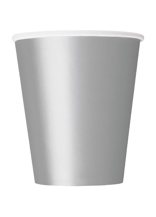 Silver Party Paper Cups 14pk