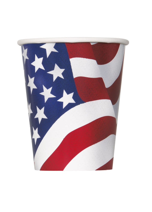 USA Flag Cups 8pk