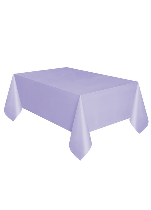 Lavender Party Plastic Tablecover