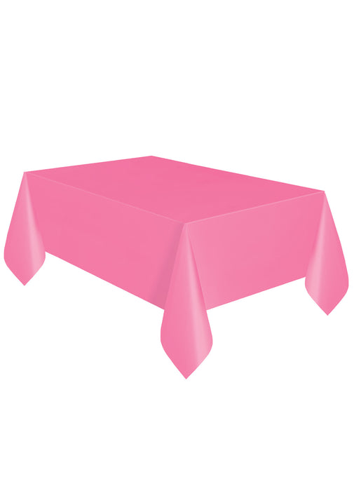 Hot Pink Party Plastic Tablecover