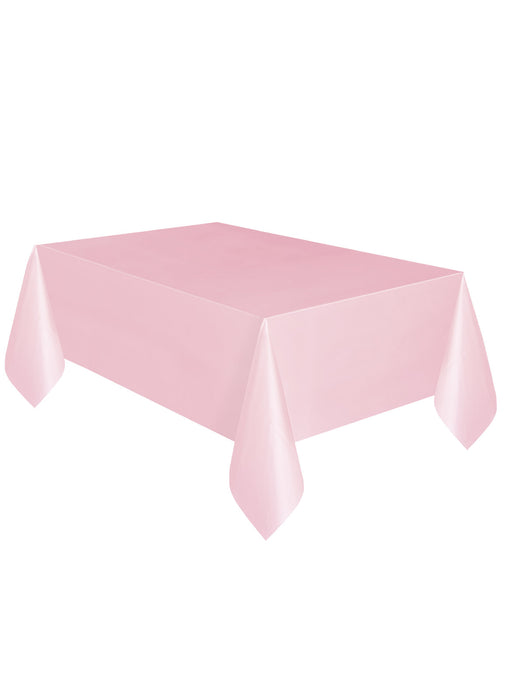 Lovely Pink Party Plastic Tablecover