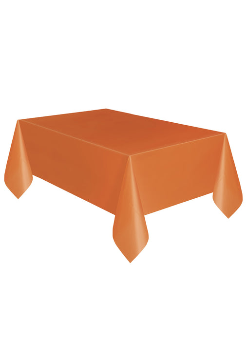 Orange Party Plastic Tablecover