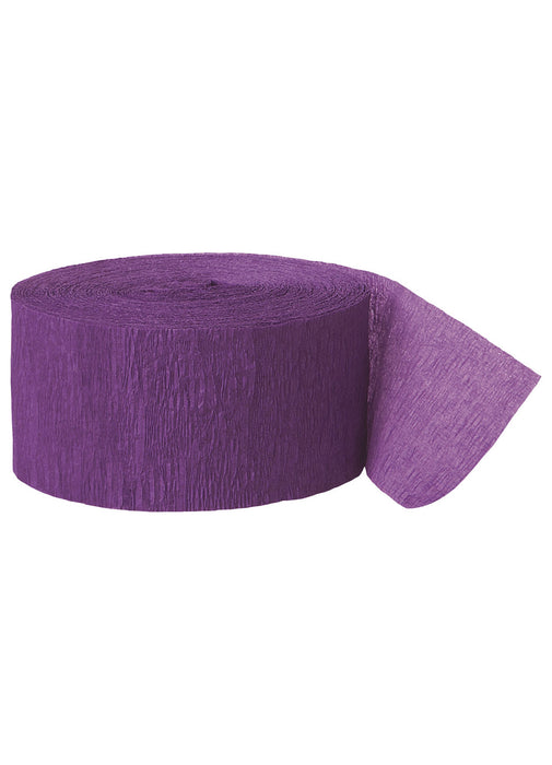 Purple Crepe Streamer