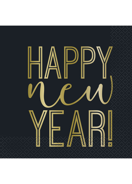 Roaring Happy New Year Napkins 16pk