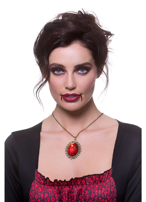 Gothic Ruby Necklace