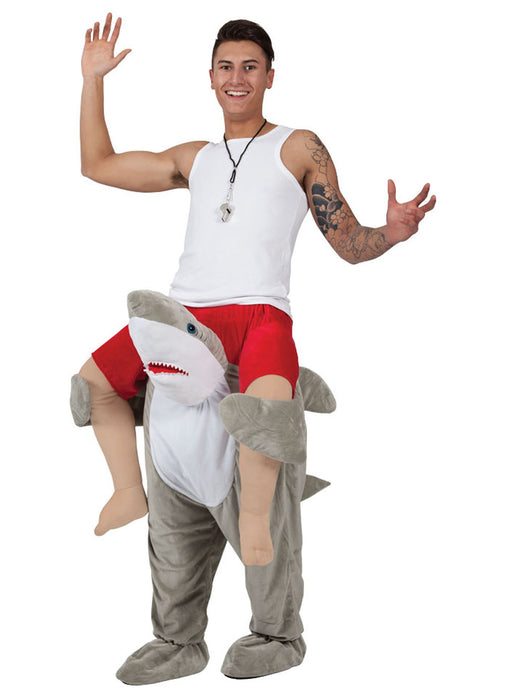 Shark Carry Me Costume Adult