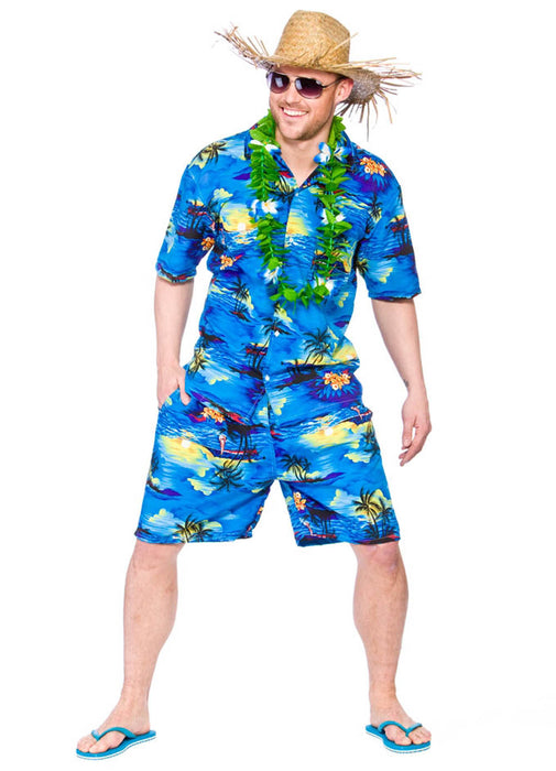 Hawaiian Party Guy Costume Adult