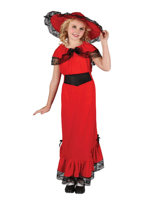 Victorian Scarlet Costume Child