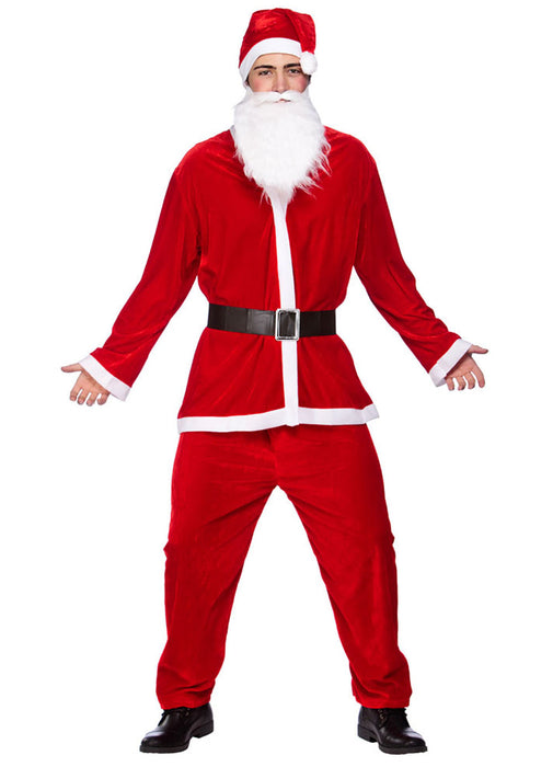 Velour Santa Suit Adult