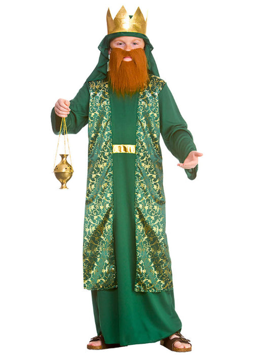 Green Wise Man Costume Child