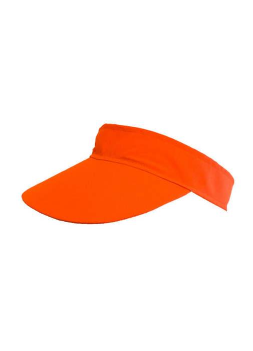 Neon Orange Golf Visor