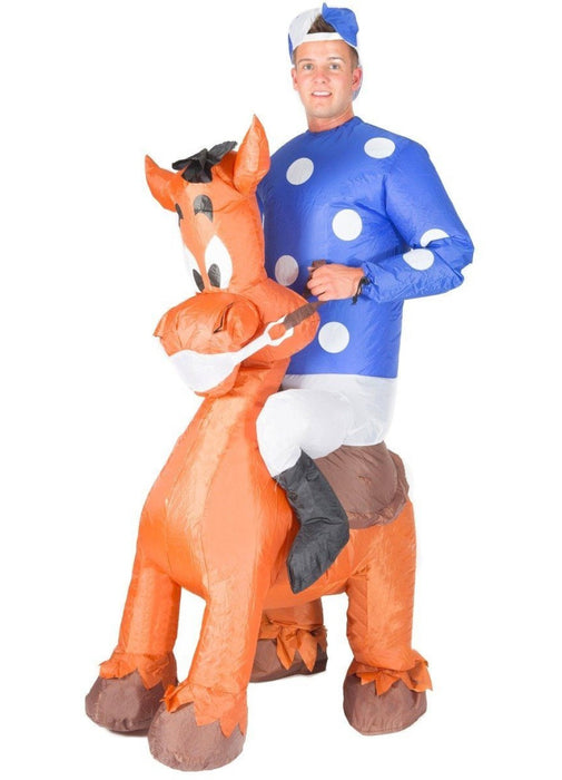 Inflatable Jockey Costume Adult