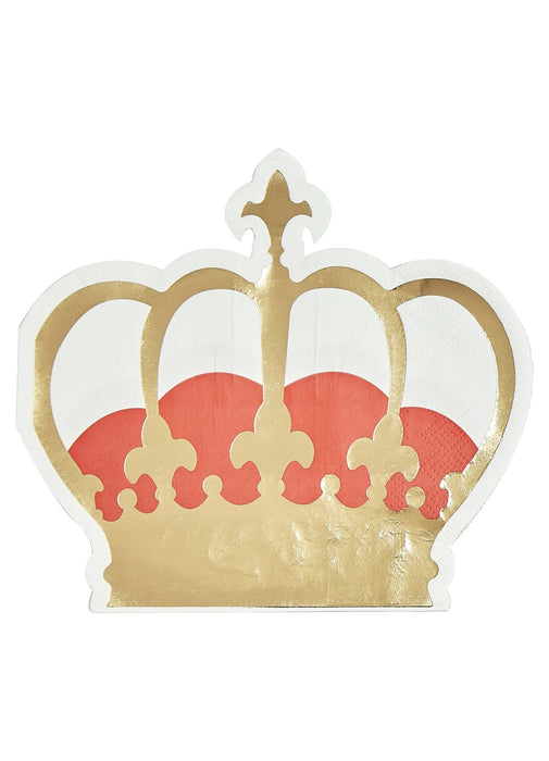 Crown Party Napkins 16pk