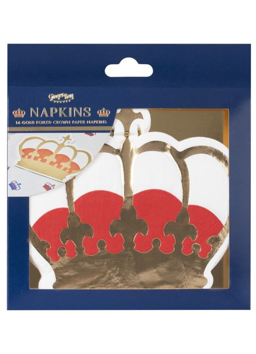 Crown Party Napkins 16pk