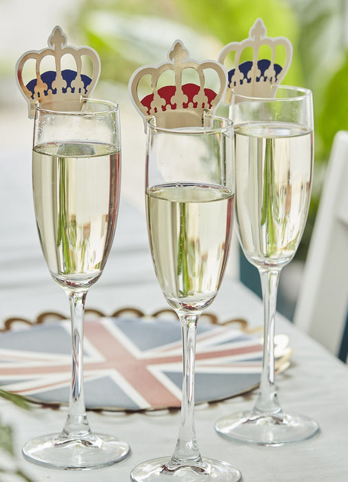 Crown Party Drink Markers